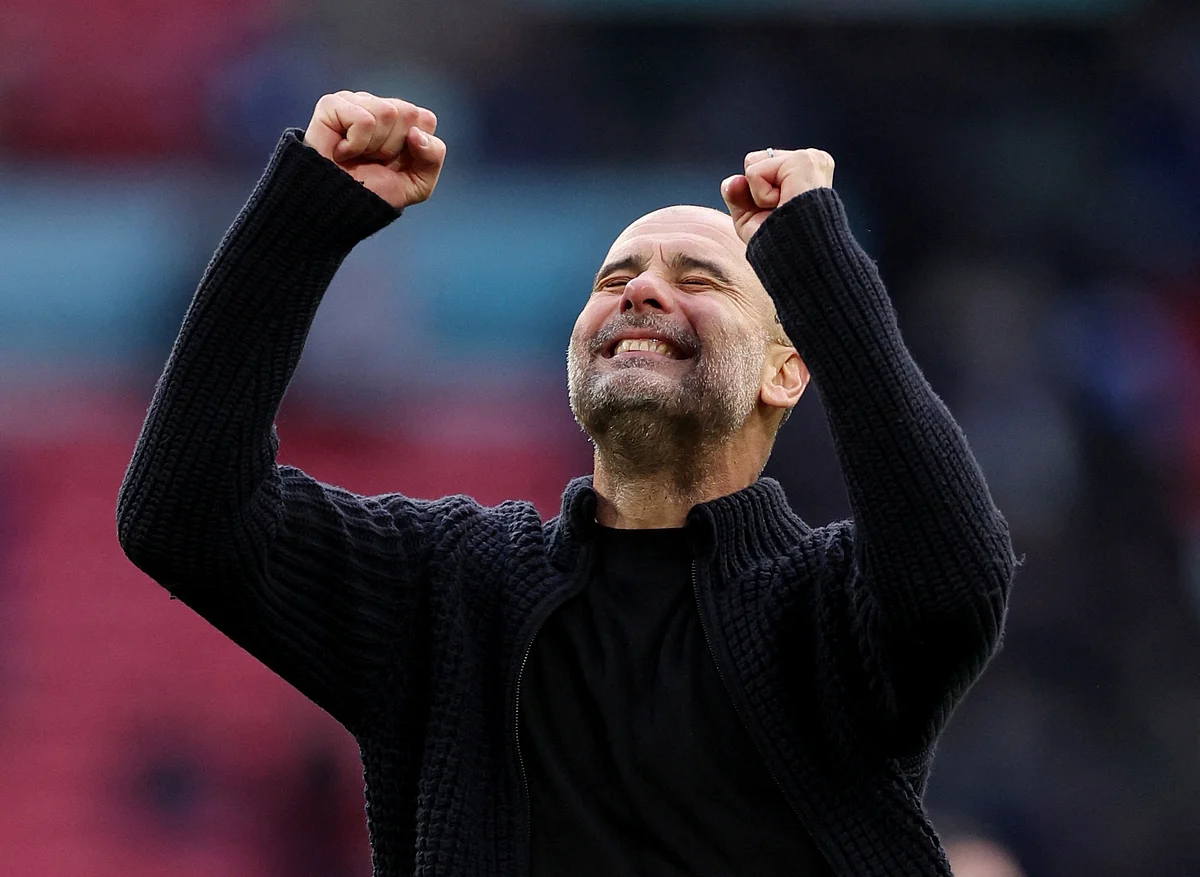 Guardiola says the intense pressure is driving his players to perform ...