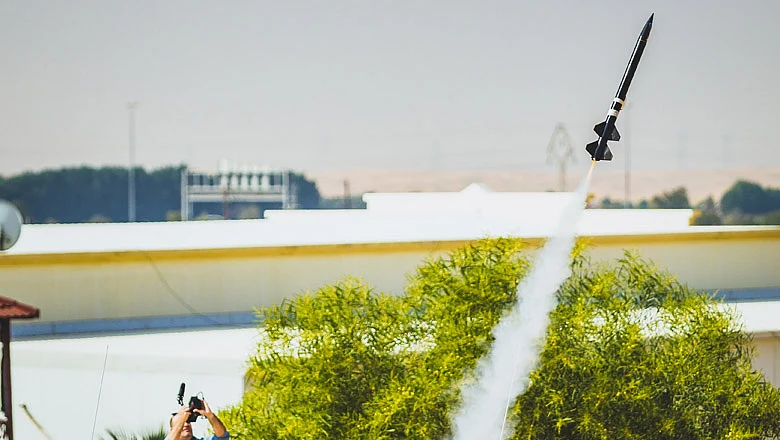 Dubai Rockets Emirati students launch self-made rockets in Dubai | Khaleej Times