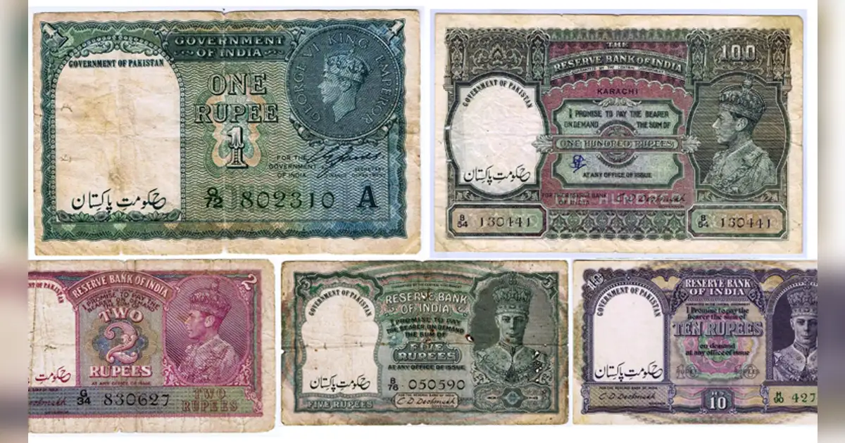 Pakistan First Note Rare first-ever banknotes of Pakistan on display in Dubai | Khaleej Times