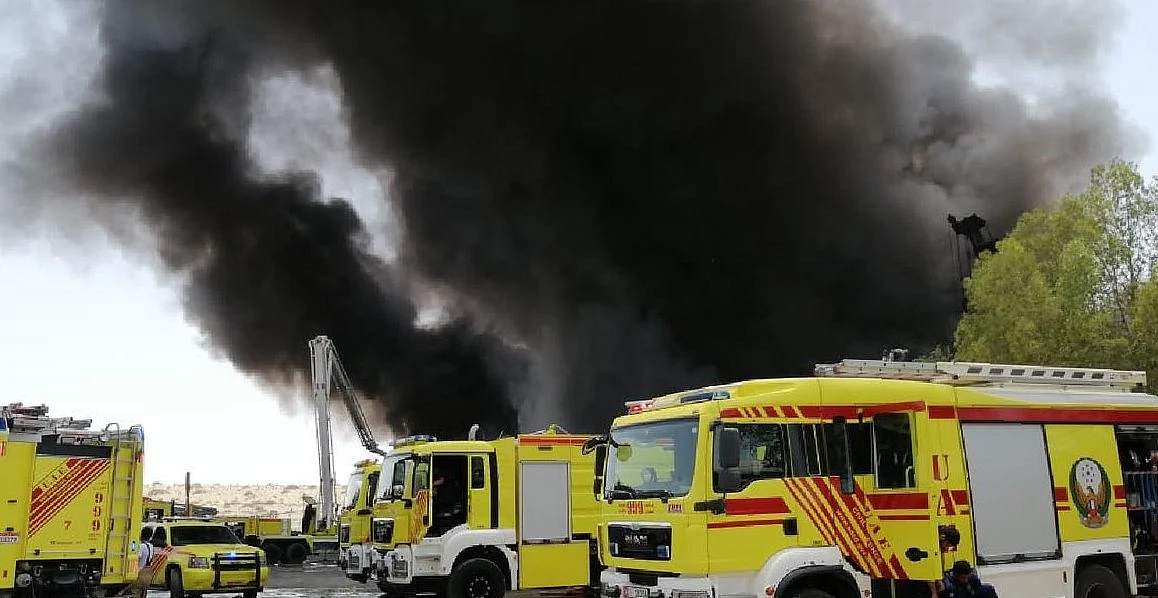 Fire breaks out in Abu Dhabi warehouse, situation under control ...