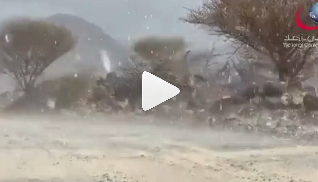 Video: Heavy hail, thunderstorm lash parts of UAE | Khaleej Times