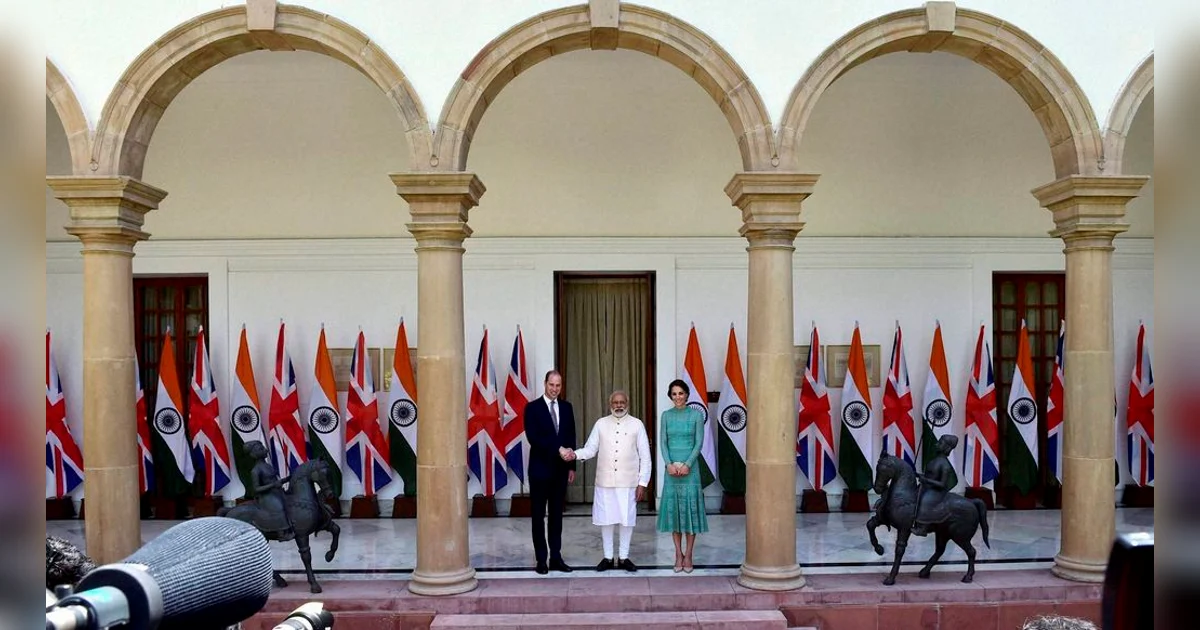Narendra Modi meets Duke and Duchess of Cambridge | Khaleej Times