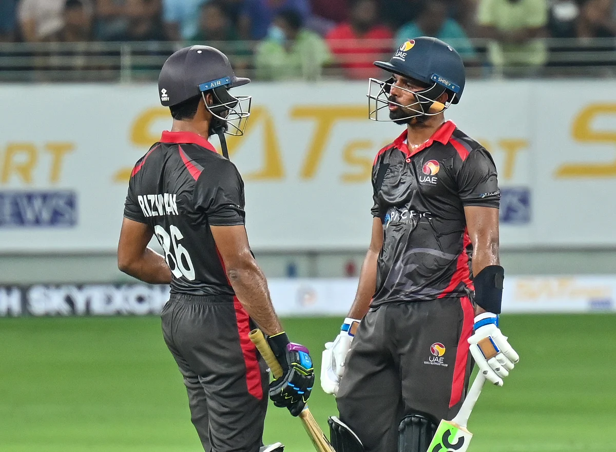 UAE lose to Bangladesh despite captain CP Rizwan's half-century ...