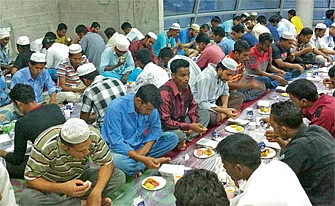 Charity can begin with an Iftar contribution