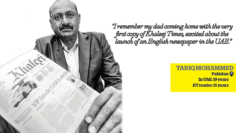 'I remember my dad coming home with the first copy of KT' | Khaleej Times