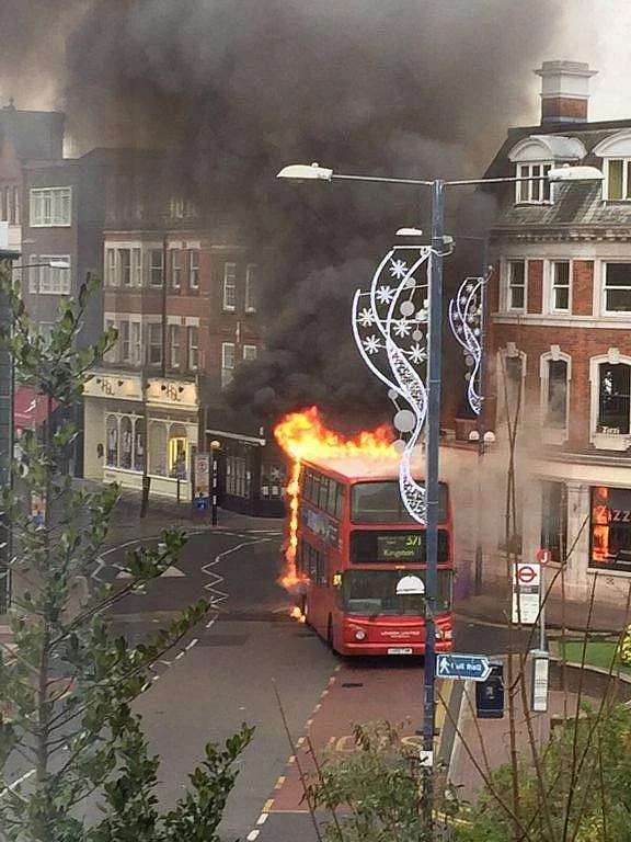WATCH: Explosion in bus rocks London | Khaleej Times