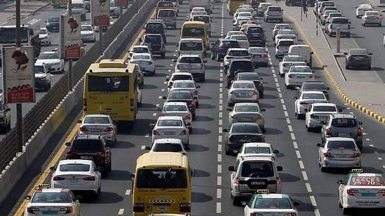 UAE traffic alert: Accident towards Al Khail road causes delays ...