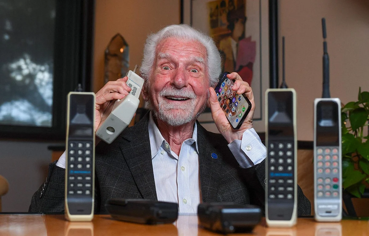 Take your eyes off your mobile phone, says inventor, 50 years on ...