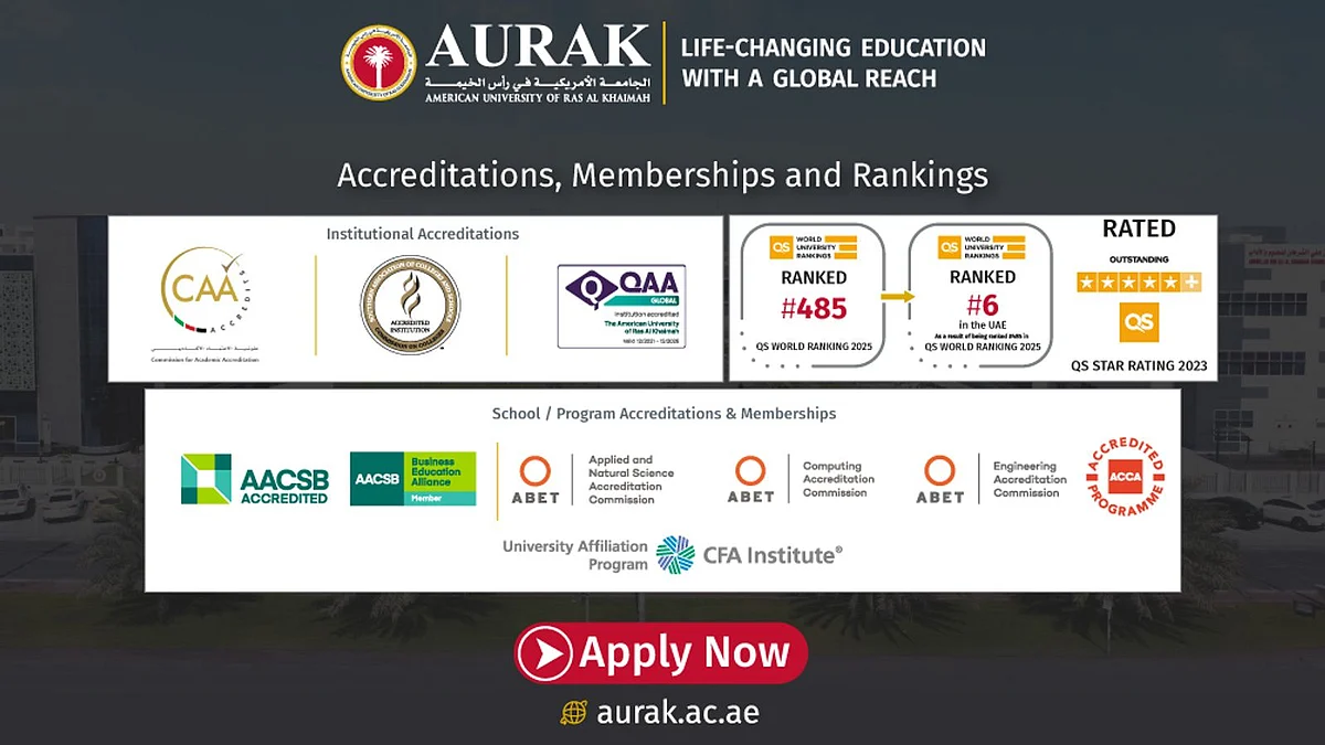 American University of Ras Al Khaimah Makes it to 'Top 500 Universities ...