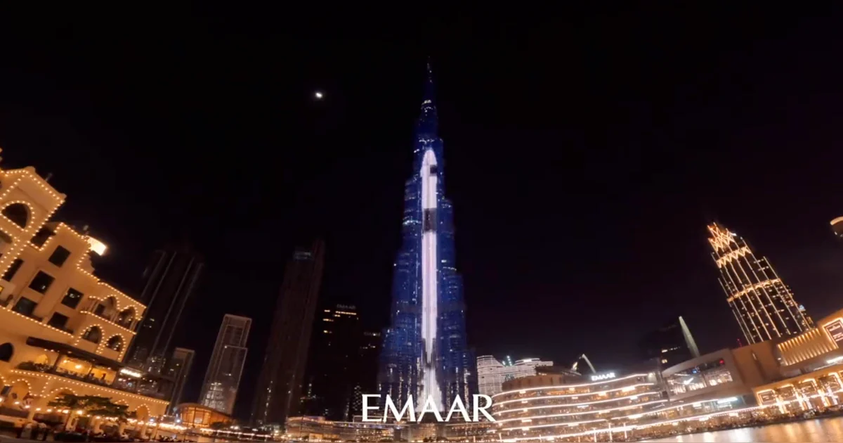 Dubai Rockets Watch: Stunning Burj Khalifa show sees rocket take off as Dubai tower ...