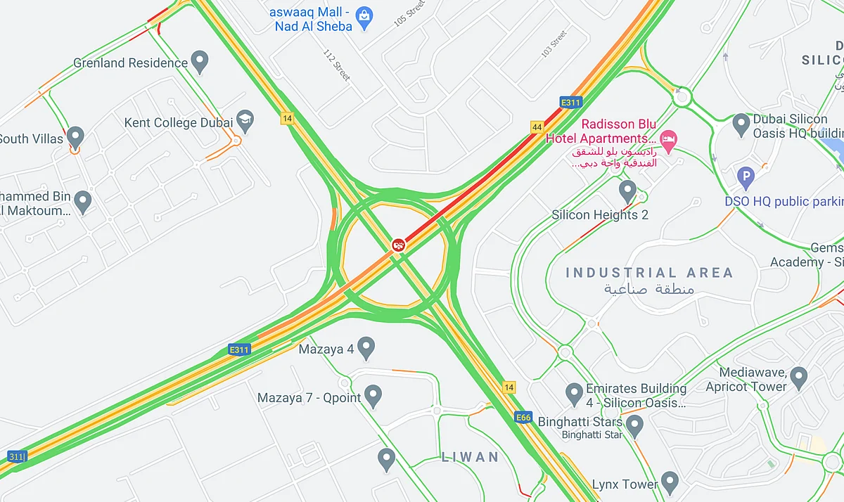 Traffic alert: Accident on Dubai Al Ain Bridge on SMBZ Road | Khaleej Times