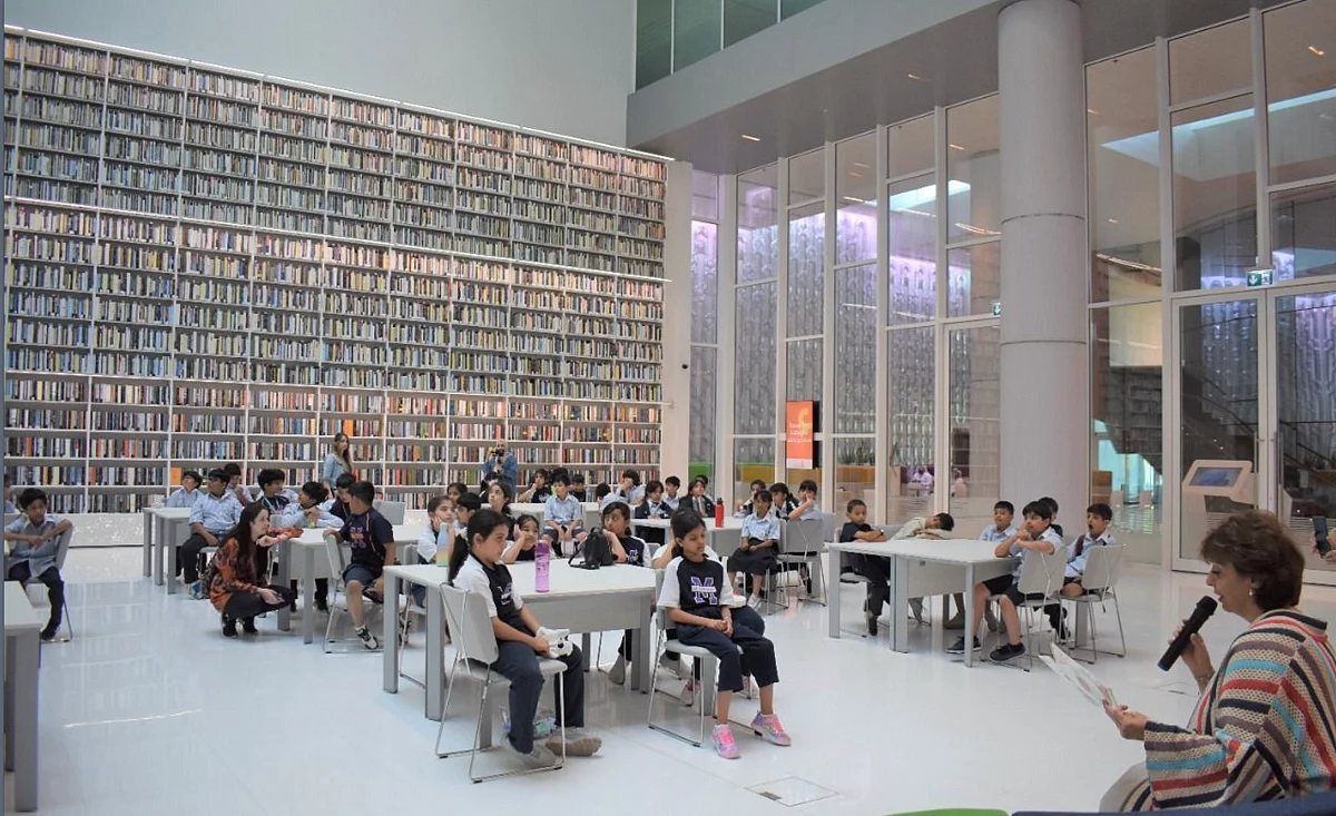 Mohammad bin Rashid Library hosts a reading session for fourth-grade ...