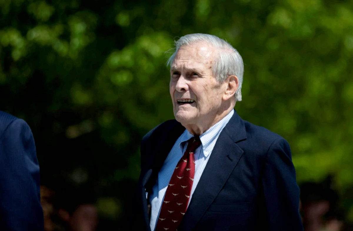 Former US defence secretary Donald Rumsfeld dies at 88 | Khaleej Times