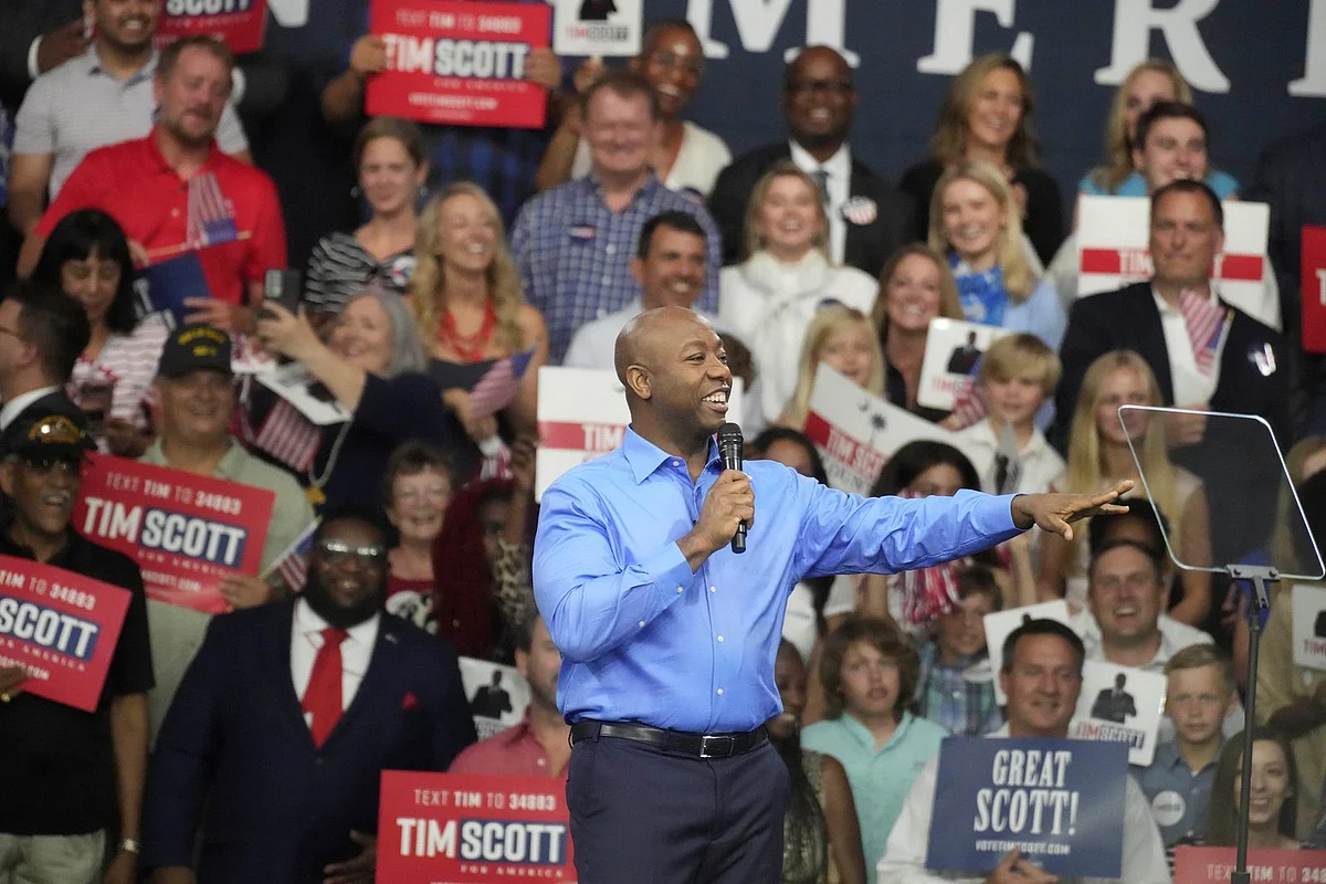Republican US Senator Tim Scott makes White House bid official ...