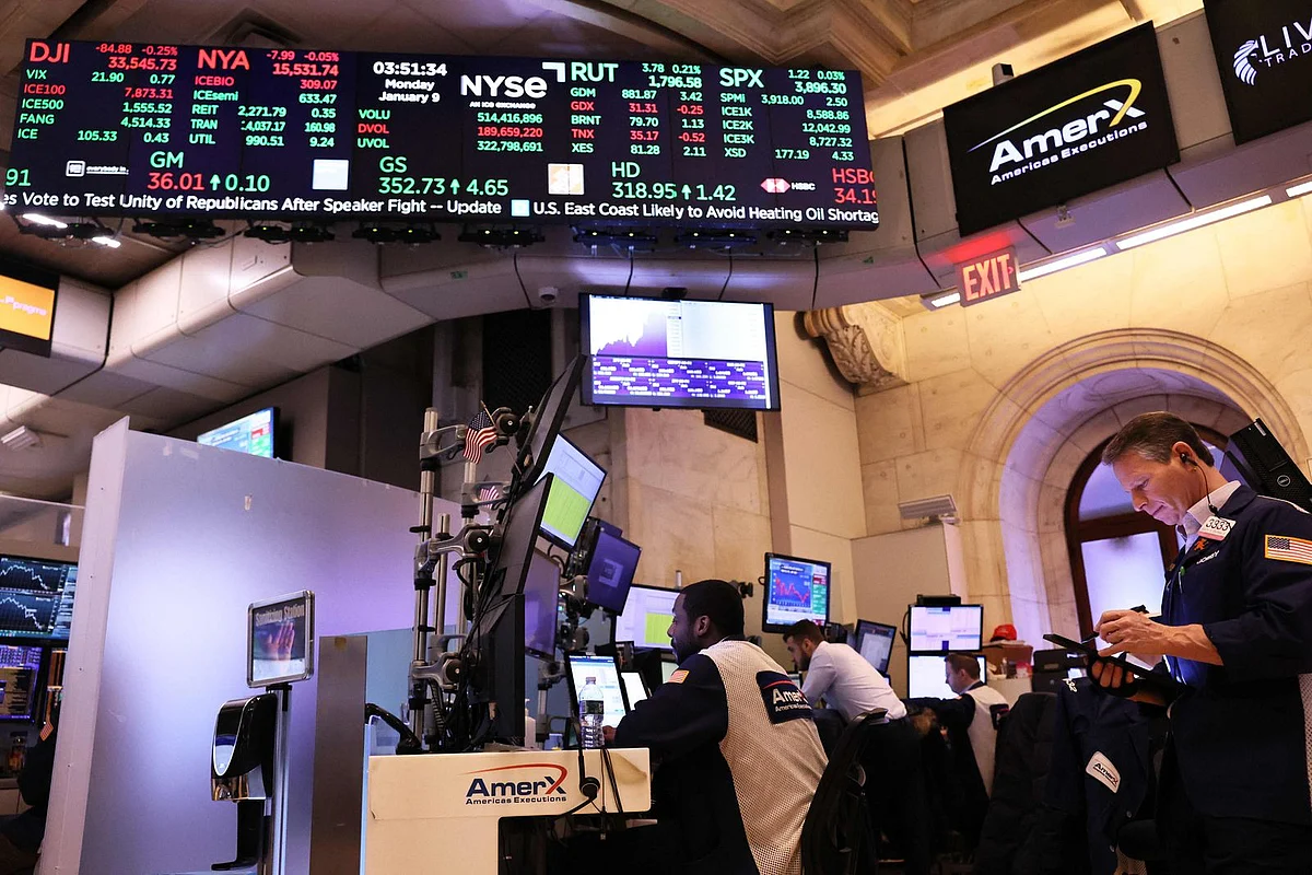 Stocks gain, yields fall after US inflation data | Khaleej Times