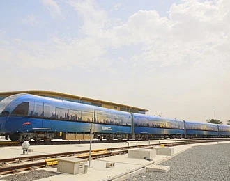 Photo clicked by Hamdan is first Metro carriage wrap | Khaleej Times