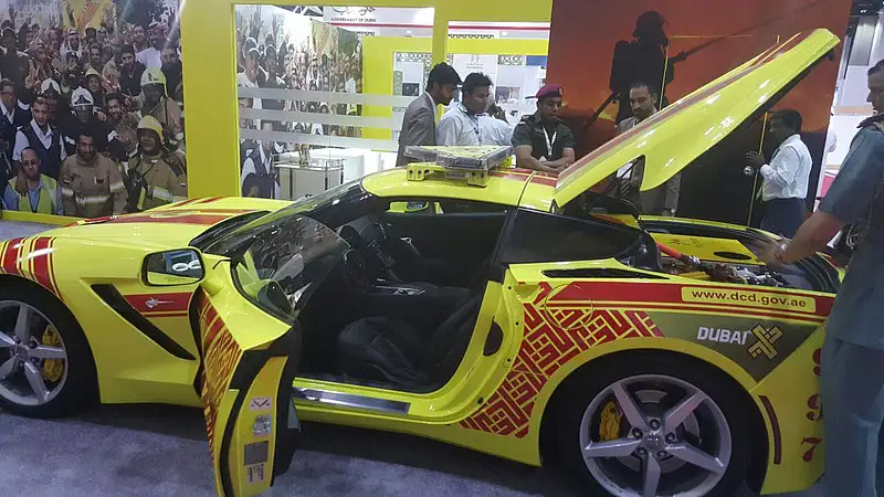 Defance Car WATCH: Civil Defences fastest car to fight fires in Dubai | Khaleej Times