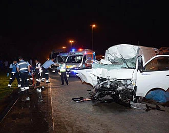 Two killed in Sharjah as van rams into truck | Khaleej Times
