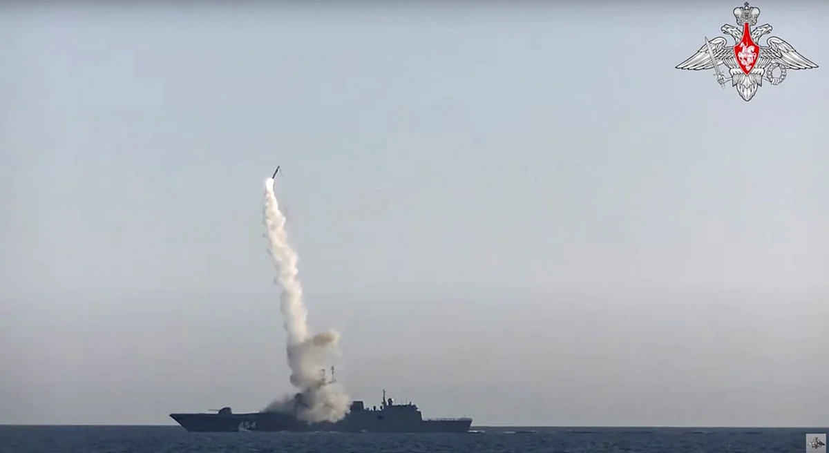 Russia shows off Zircon hypersonic cruise missile in test-launch at sea ...