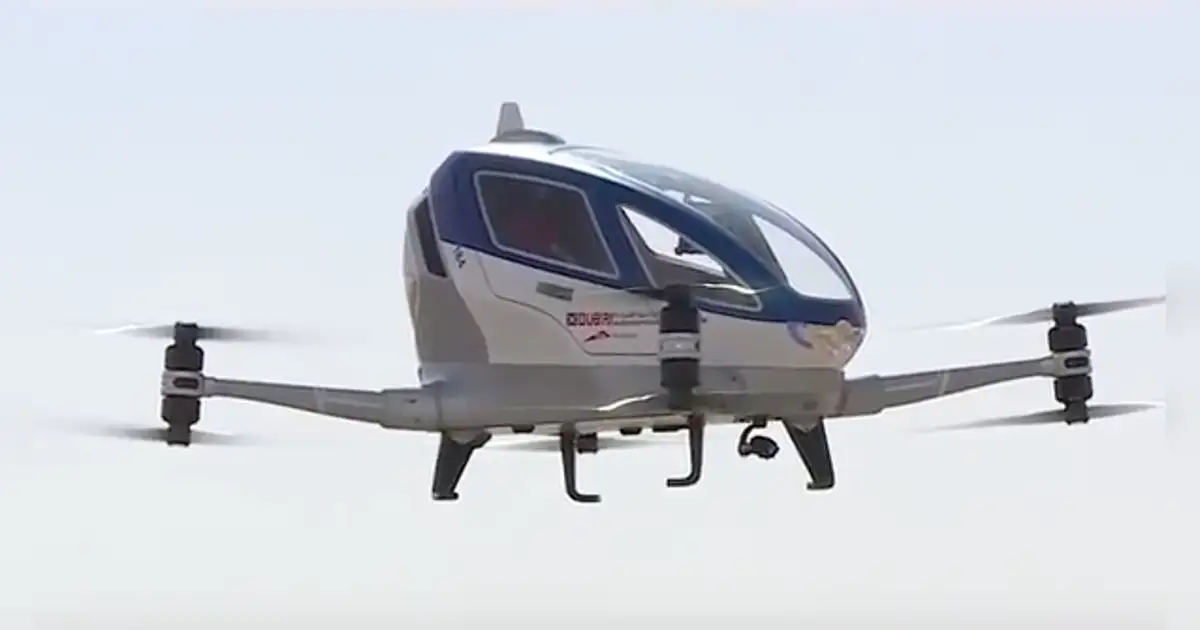 Flying Car Rte Take a ride in RTA's flying car | Khaleej Times