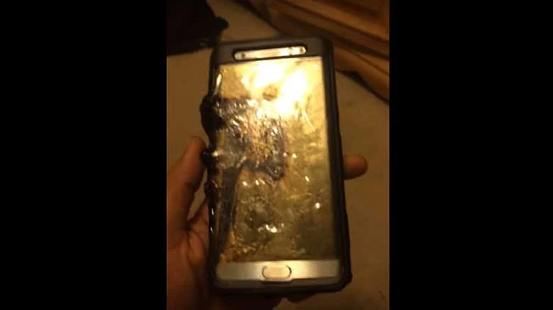 Samsung Galaxy Note 7 explodes, burns 6-year-old | Khaleej Times