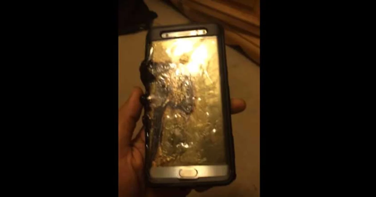 Samsung Galaxy Note 7 explodes, burns 6-year-old | Khaleej Times