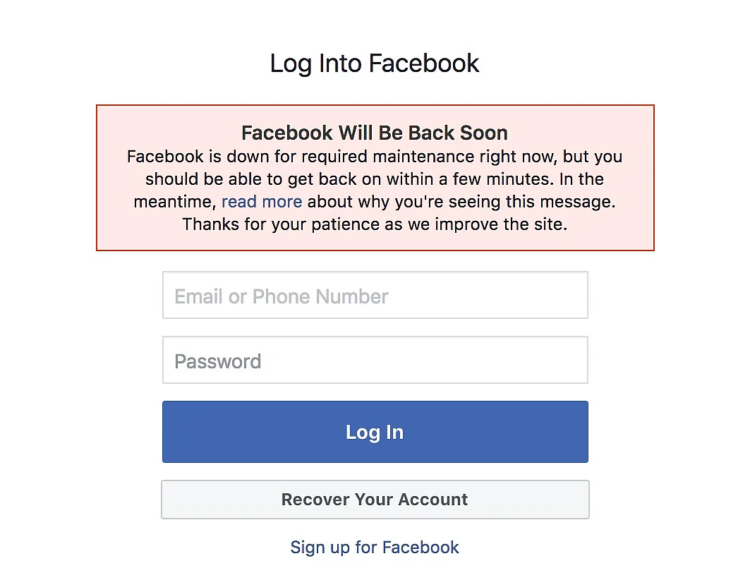 Facebook responds to DDos attack reports after it goes down | Khaleej Times