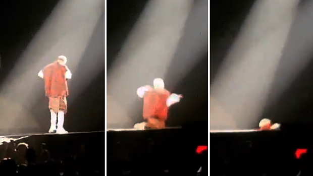 WATCH: Justin Bieber falls off stage during Canada concert | Khaleej Times