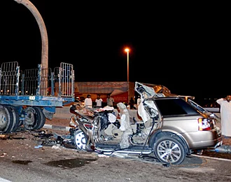 Four die as car crashes into truck in Sharjah | Khaleej Times
