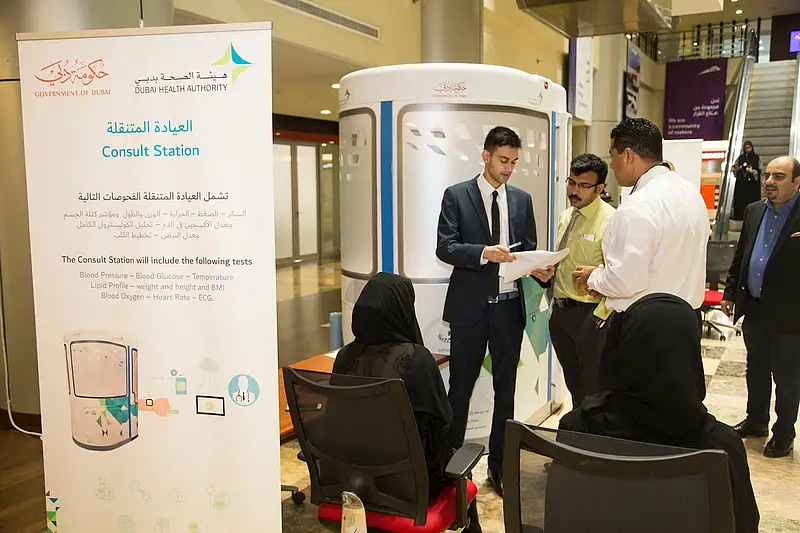Smart Rx Booth Smart health booths at govt entities launched | Khaleej Times