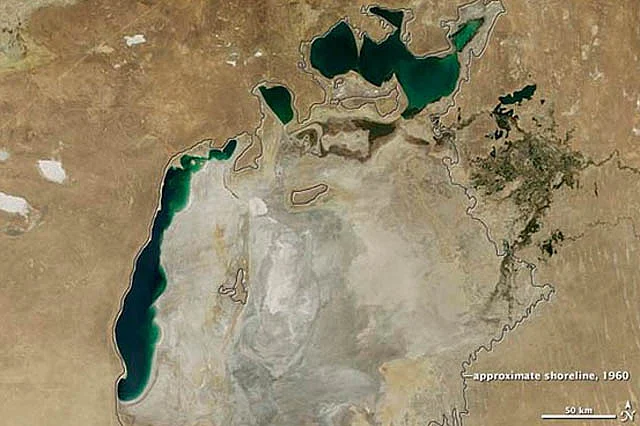 World’s fourth largest lake dried up | Khaleej Times