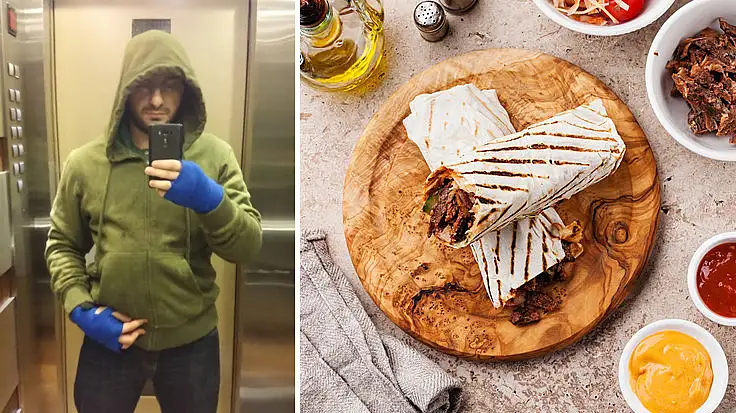 Discusting Shawarma Shawarma mistaken for a bomb? This man's Facebook post goes viral ...