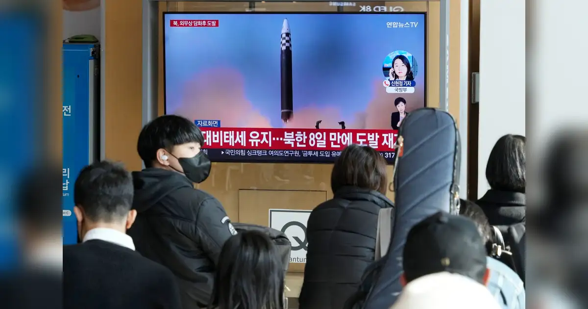 Fiercer North Korea fires missile hours after warning of 'fiercer' military ...