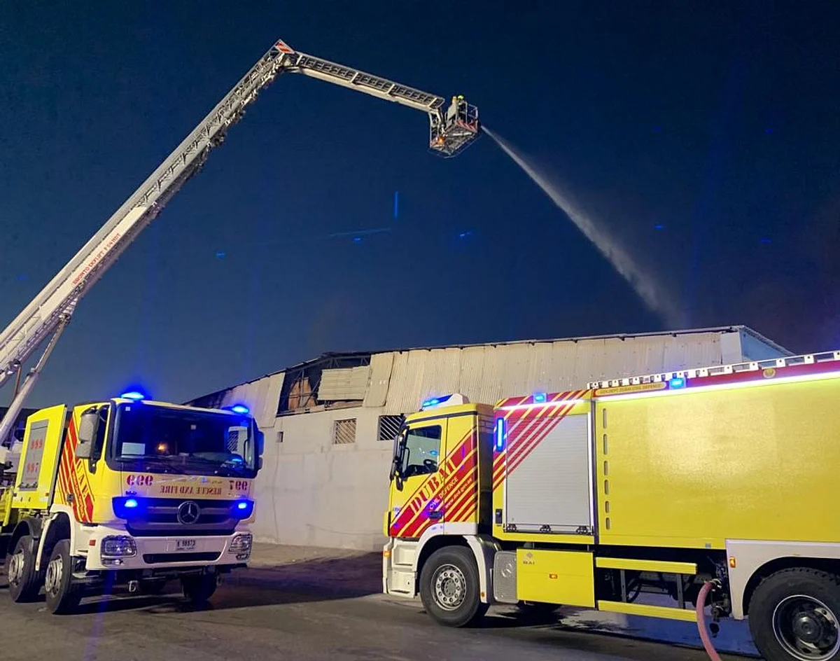 Dubai: Fire destroys 2 warehouses in Ras Al Khor industrial area ...