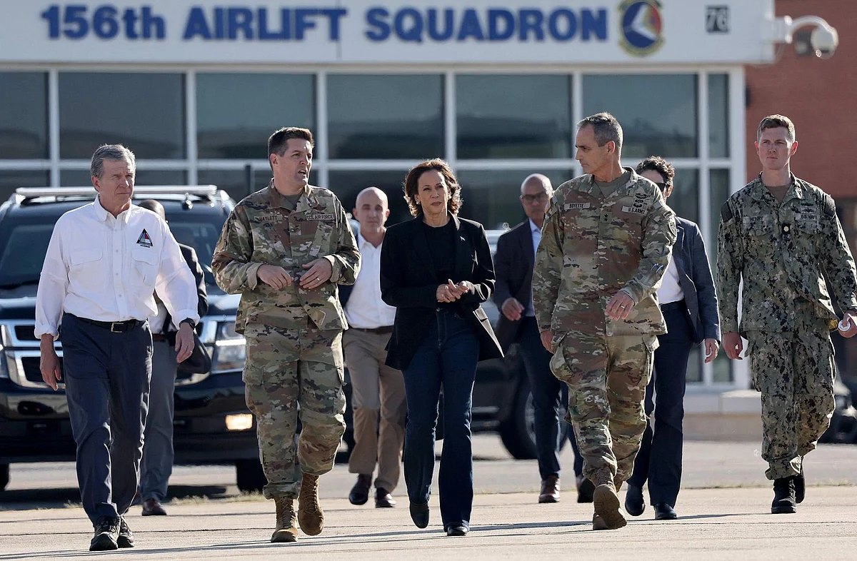 Trump on the stump, Harris hits airwaves in razor-edge US election ...