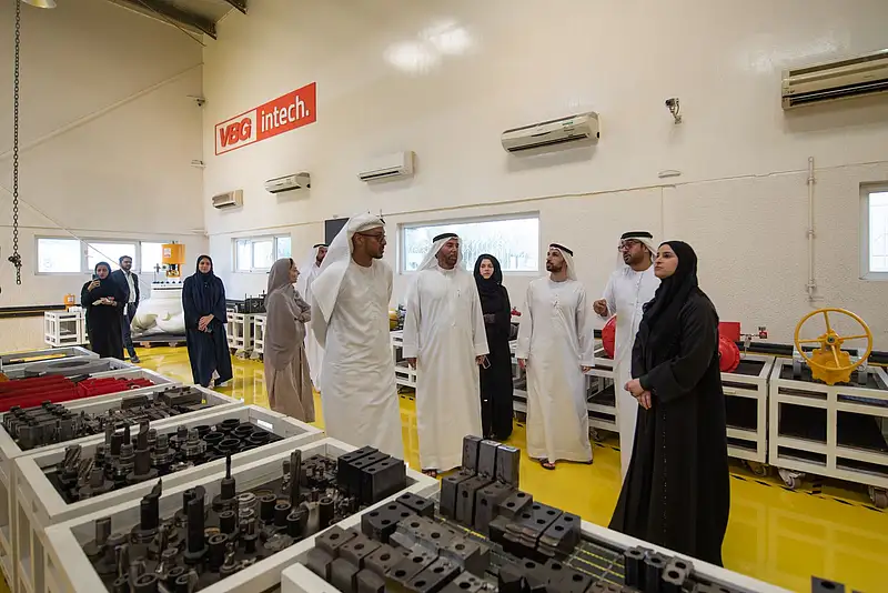 Sarah Al Amiri visits Bin Ghalib facility to discuss future of ...