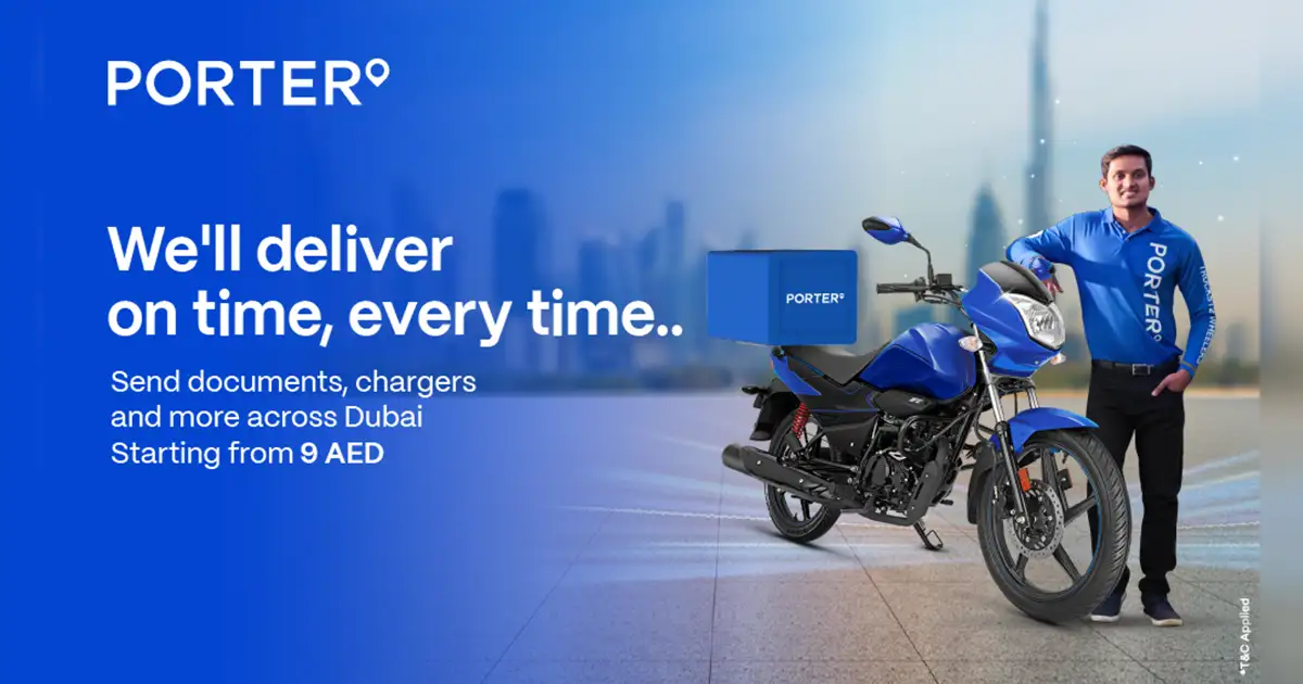 Porter Express Porter revolutionises instant deliveries in the UAE with a diversified ...
