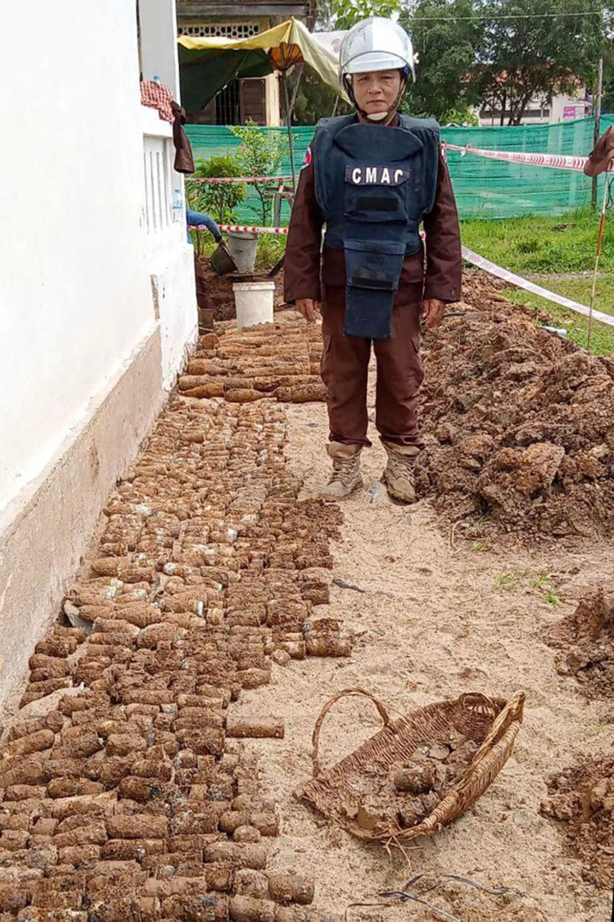 Thousands of war-era explosives found inside Cambodia school | Khaleej ...